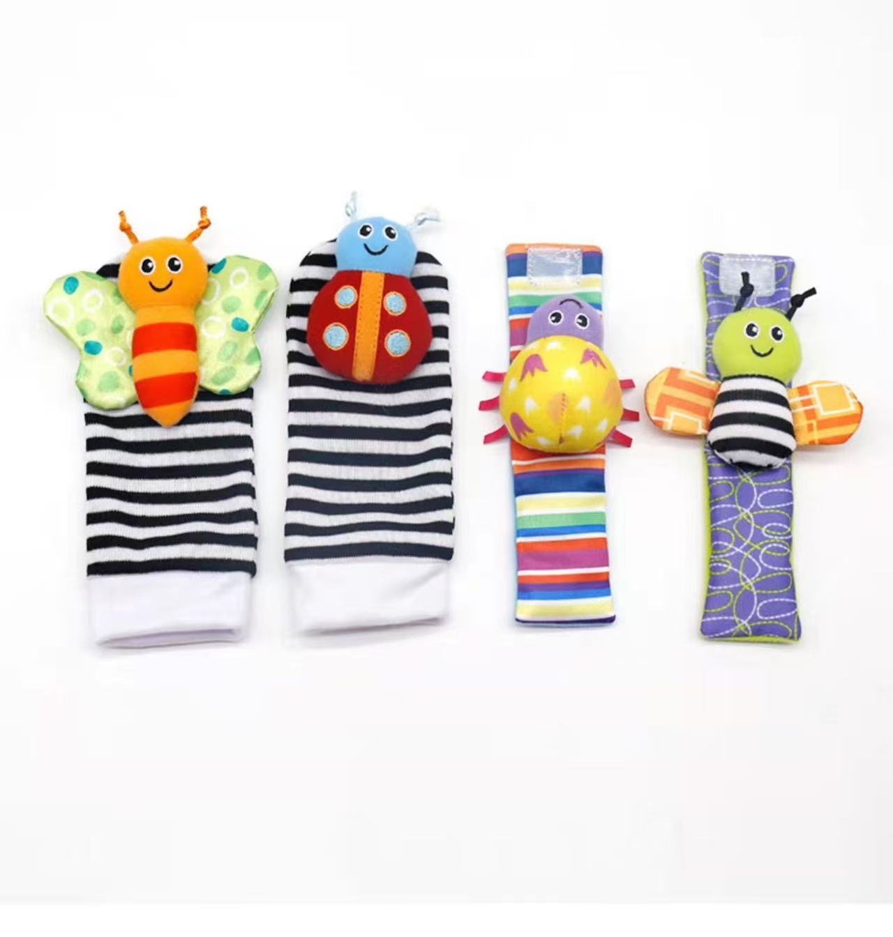 Discover our adorable Baby Socks with built-in Wrist Rattle Socks, designed to delight and engage your little one! These soft and comfortable socks double as Baby Sensory Toys, stimulating your baby’s senses with gentle sounds and textures. Perfect as Montessori Toys, they encourage exploration and learning through play. Whether you’re looking for the best baby toys or a unique 1st Birthday Gift, these Wrist Rattle Socks are a must-have. Ideal for gifting or everyday use, they combine fun, comfort, and deve