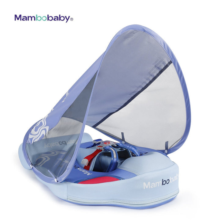 Mambobaby Float – Non-inflatable Baby Float & Canopy & Tail (3 Months -2 Years)