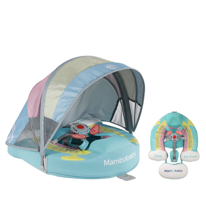 Mambobaby Float – Non-inflatable Baby Float & Canopy & Tail (3 Months -2 Years)