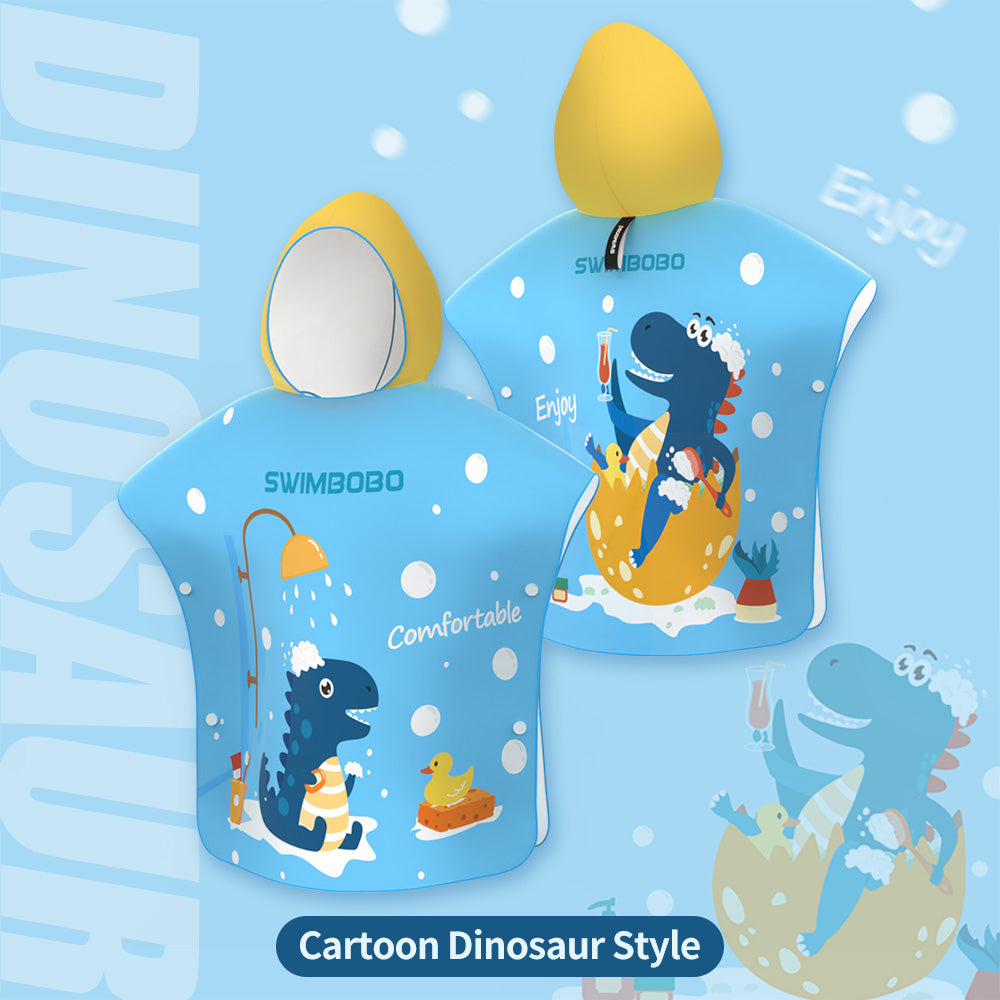 Dinosaur Hooded Towel For Kids (120-150 cm)
