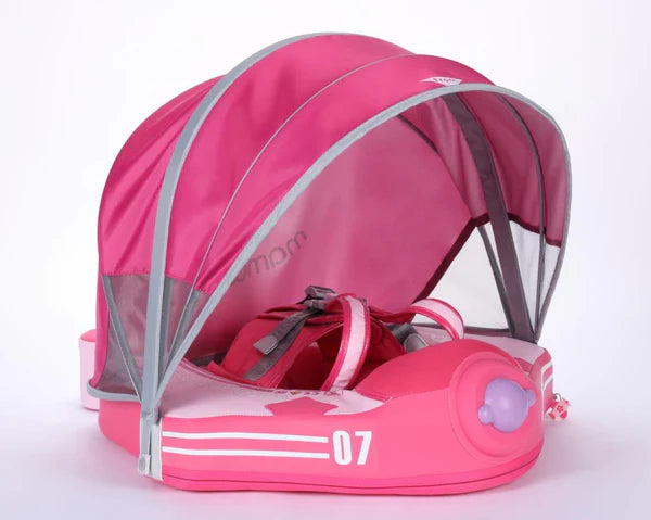 Mambobaby Float – Non-inflatable Baby Float & Canopy & Tail (3 Months -2 Years)
