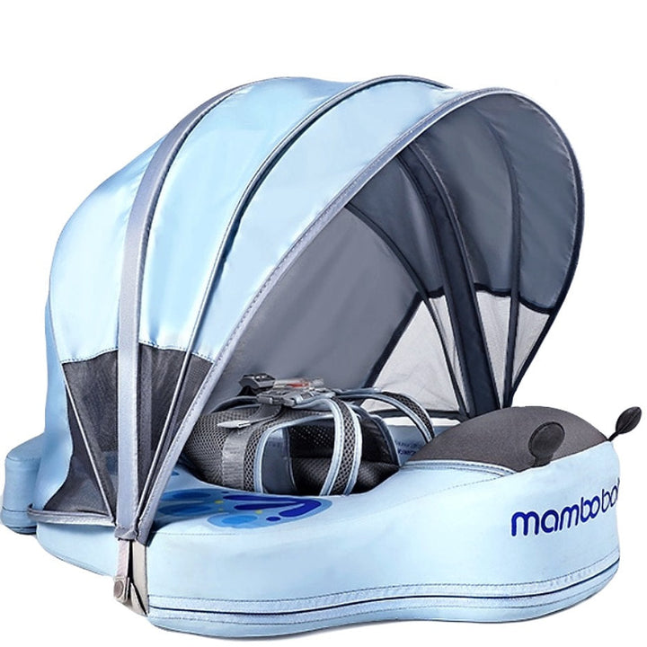Mambobaby Float – Non-inflatable Baby Float & Canopy & Tail (3 Months -2 Years)