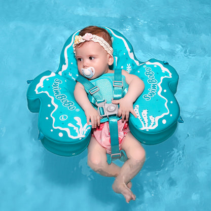 Swimbobo Non-inflatable Baby Float with Canopy & Tail (4-48 Months)