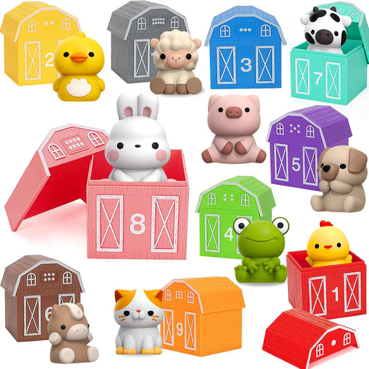 Farm Animals Toy Set – 20Pcs Farm Animals Toys Montessori