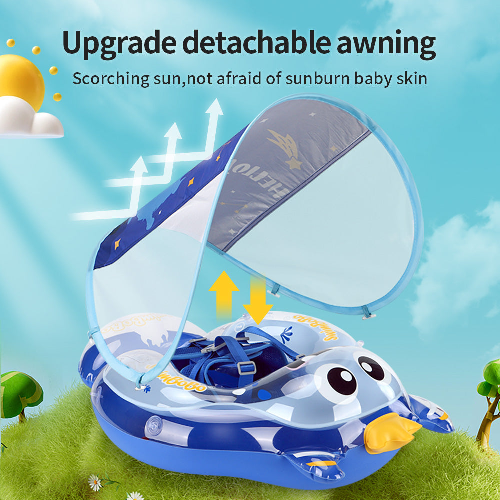 Swimbobo inflatable Baby Float with Canopy (6-36 Months)