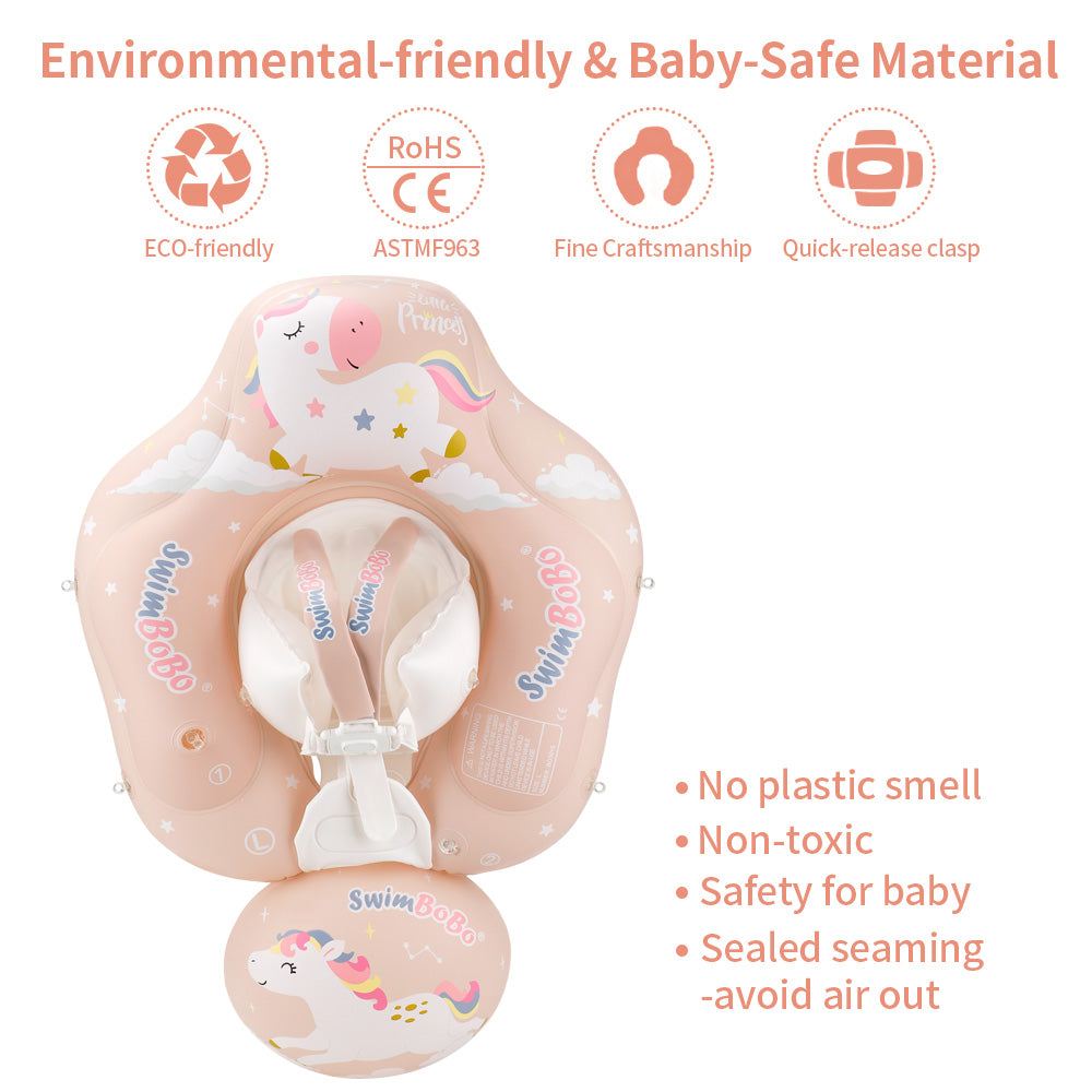 Swimbobo Inflatable Baby Float with Canopy & Tail (3 Months - 6 Years)