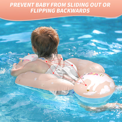 Swimbobo Inflatable Baby Float with Canopy & Tail (3 Months - 6 Years)