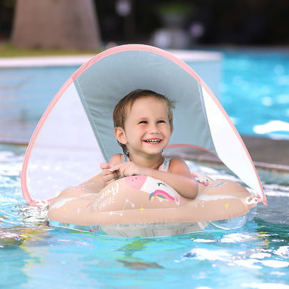 Swimbobo Inflatable Baby Float with Canopy & Tail (3 Months - 6 Years)