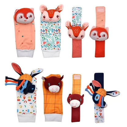 Discover our adorable Baby Socks with built-in Wrist Rattle Socks, designed to delight and engage your little one! These soft and comfortable socks double as Baby Sensory Toys, stimulating your baby’s senses with gentle sounds and textures. Perfect as Montessori Toys, they encourage exploration and learning through play. Whether you’re looking for the best baby toys or a unique 1st Birthday Gift, these Wrist Rattle Socks are a must-have. Ideal for gifting or everyday use, they combine fun, comfort, and deve