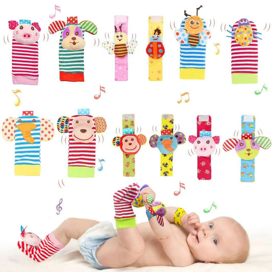 Discover our adorable Baby Socks with built-in Wrist Rattle Socks, designed to delight and engage your little one! These soft and comfortable socks double as Baby Sensory Toys, stimulating your baby’s senses with gentle sounds and textures. Perfect as Montessori Toys, they encourage exploration and learning through play. Whether you’re looking for the best baby toys or a unique 1st Birthday Gift, these Wrist Rattle Socks are a must-have. Ideal for gifting or everyday use, they combine fun, comfort, and deve