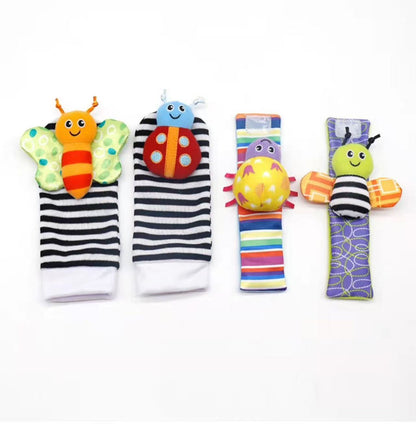 Discover our adorable Baby Socks with built-in Wrist Rattle Socks, designed to delight and engage your little one! These soft and comfortable socks double as Baby Sensory Toys, stimulating your baby’s senses with gentle sounds and textures. Perfect as Montessori Toys, they encourage exploration and learning through play. Whether you’re looking for the best baby toys or a unique 1st Birthday Gift, these Wrist Rattle Socks are a must-have. Ideal for gifting or everyday use, they combine fun, comfort, and deve