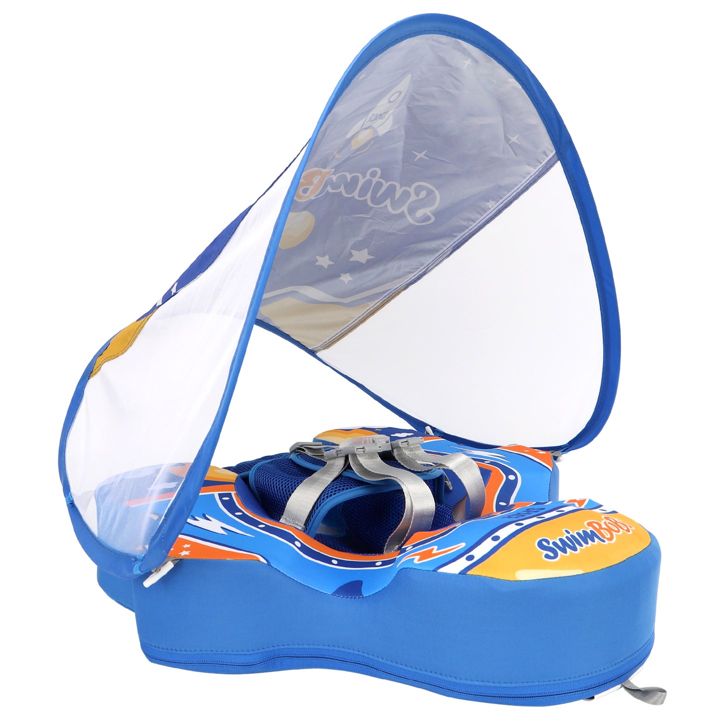 Swimbobo Non-Inflatable Baby Float with Canopy (4-48 Months)