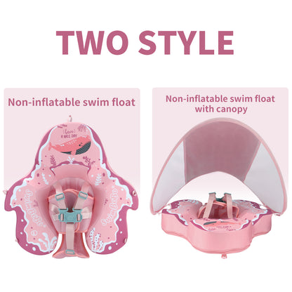 Swimbobo Non-Inflatable Baby Float with Canopy (4-48 Months)