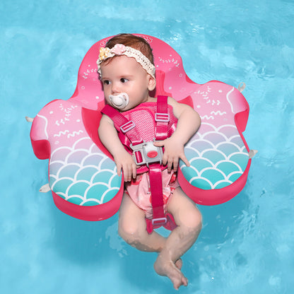 Swimbobo Non-Inflatable Baby Float with Canopy & Tail (4-48 Months)