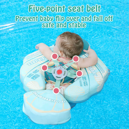 Mambobaby Float – Seashell Float (3 Months -2 Years) -Green-