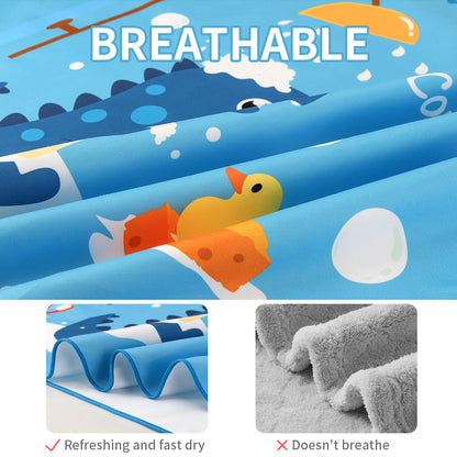 Dinosaur Hooded Towel For Kids (120-150 cm)